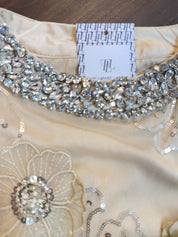 Blossom Luxe Embellished Halter Mini Dress