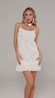 Rosette Reverie Mini Label Dress